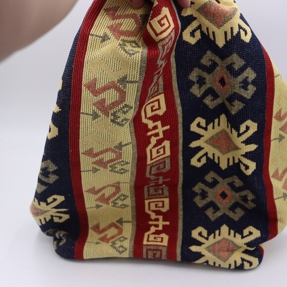 Beautiful Middle Eastern Print Bohemian Sling one Shoulder Back Pack Drawstring - Picture 1 of 11